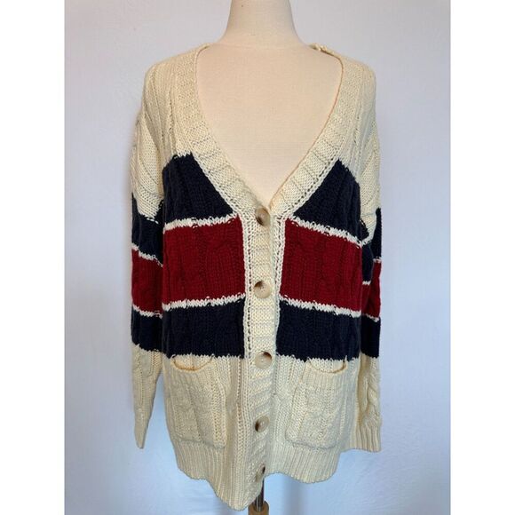 Edikted Tinsley Oversized Cable Knit Cardigan Size XS/S NWT! - Picture 6 of 8